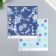 Scrapbooking paper bilateral "sea calls" density 180 g 15.5x17 cm