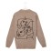 Cardigan female minku, beige color, size 50