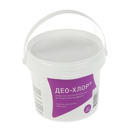 A disinfectant with a detergent effect "DeO-Clor", 90 tablets of 3.4 g
