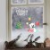 Stickers for glass "New Year's gifts", reusable, 20 x 34 cm, New Year