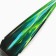 Souvenir wooden Kunai Knight "Green Crystal", 26 cm