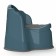 Pot children's Amarobaby Ergonomic, with a lid, turquoise color