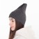 Female cape demi-season, T-gray color, size 56-58