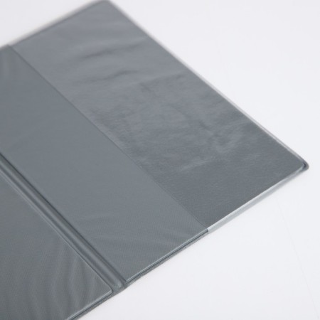 Passport cover, dark gray color-4