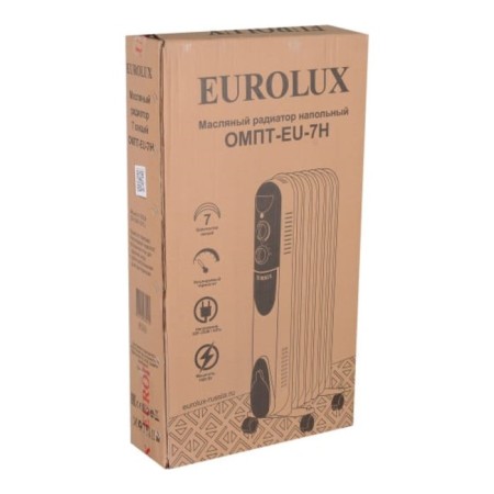 Eurolux OMPT-EU-7N, oil, floor, 1500 watts, 7 sections, 20 m2, white-6