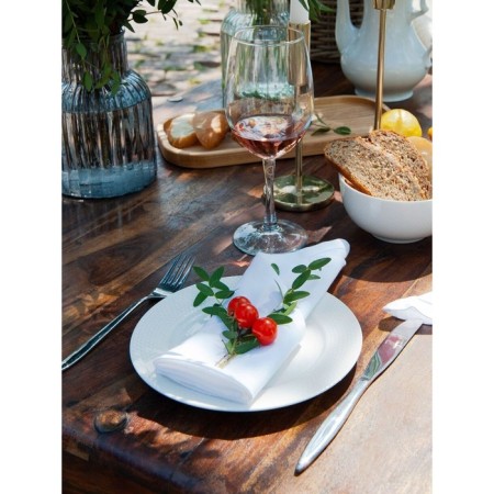 Dining plate Home Queen "White Lotus", D = 26.8 cm-2