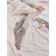 MUFFIN plaid, size 200x220 cm, stripes, beige