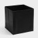 Storage box, 28 × 28 × 28 cm, set 3 pcs, black color