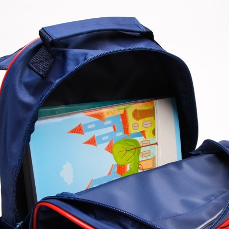 School backpack with an ergonomic back, 37x26x15 cm, Spider-Man-6