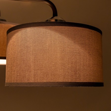 Suspended chandelier Citilux "Form" CL428261, 6x60W, E27, brown color-14