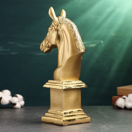 The pedestal "Horse head" 33x10x18cm-3