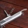 Swiss knife "Artek", 6B1, handle with notches, chrome