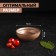Porcelain bowl Magistro Garland, 230 ml, D = 12 cm, brown color