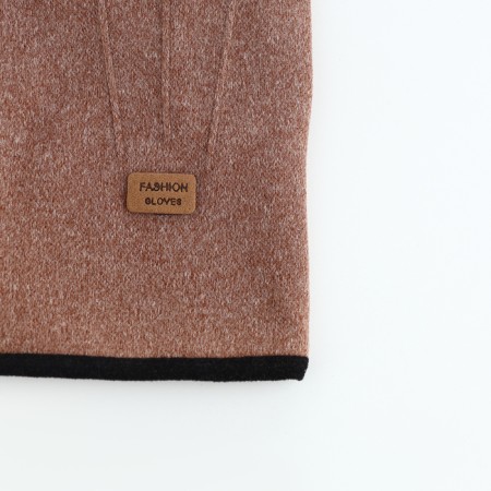 Gloves are male, dimensionless, without insulation, brown color-2