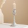 Legal candlestick, 8 × 8 × 16.5 cm, silver color