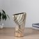 VAZ Coramics Table "Issi" thin stripes, 20 cm, white
