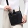 Bag for a master 19 × 18.5 cm, belt length 105 cm, black color