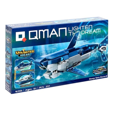 Designer Fortal ideas "Shark", 3 in 1, 237 details-3