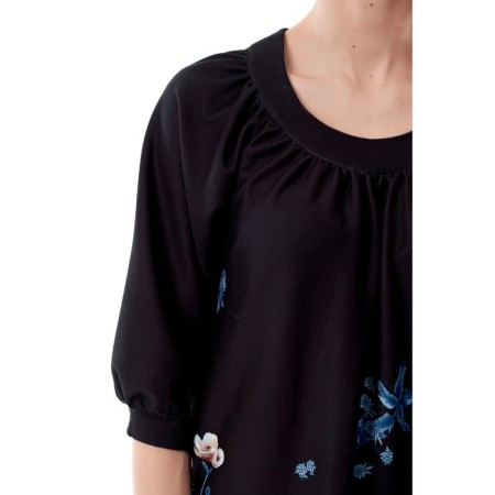 Women's dress, size 42, black color-6