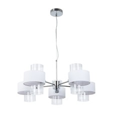 Suspended chandelier Arte Lamp Fantasia A4076LM-5CC, E14, 5x40 W, 70x70x22 cm, chrome