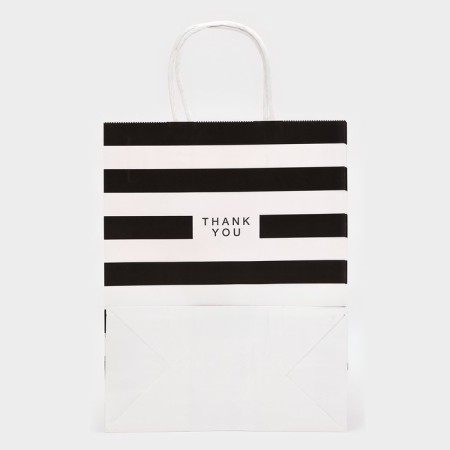 CRAFT package, black, "thank you", 27 x 21 x 11 cm-2