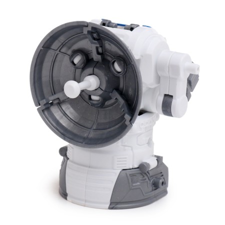 The locator robot is transformed, with metal elements-4