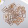 Stickers for creativity "Tags - Wild flowers" set 30 pcs 0.2x8x11 cm
