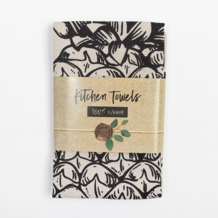 A set of kitchen towels of the PineApple 35x60cm-2pcs, 100% cotton-6