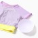 Separate Minaku women's swimsuit with closed shoulders, lilac color, size 48