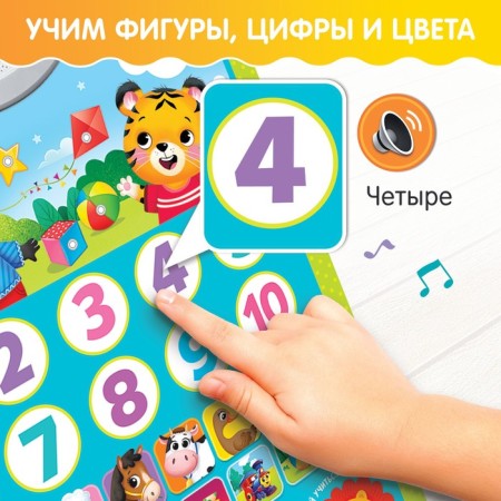 The training poster "first knowledge", with sound, works from batteries-3