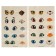 Snezhkolev-Peskolev "Heart", 30 × 8 cm + stickers, for the New Year