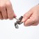 Eternal match "Iskra" 3.5x7cm, keychain, with carbine
