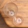Flower pot with pallet No. 3 Alabaster brown 1 l