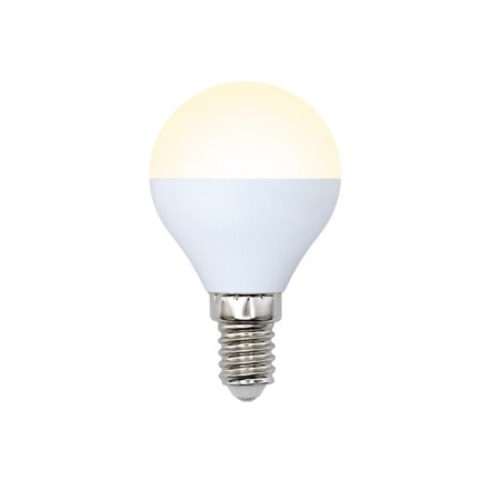 LED LED Uniel, E14, 7 W, warm white glow-1