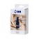 Anal plug Classic, silicone, blue color, 10 cm, d = 3 cm