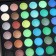Palette shadow for eyelids, 120 colors