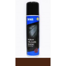 Braus shoes paint, dark brown color, 250 ml