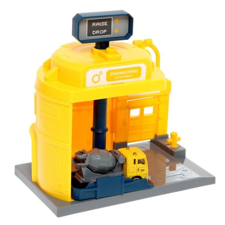 Parking "Building Elevation", with a lifting, the machine drops off the button, the bell calls, mix-6
