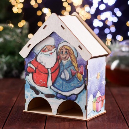 Tea house for two rows "Santa Claus" 15.5 × 9.6 × 20 cm-2