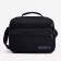 Male bag on lightning, luris, long belt, black color