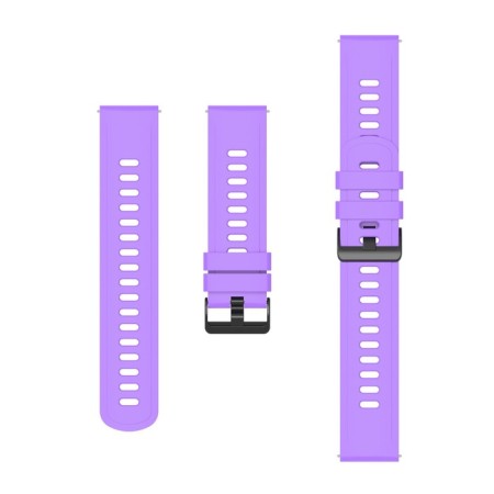 Smart hours strap, 22 mm, silicone, purple-2