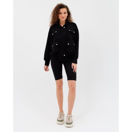 Bomber female minku Black color, rr 46-4