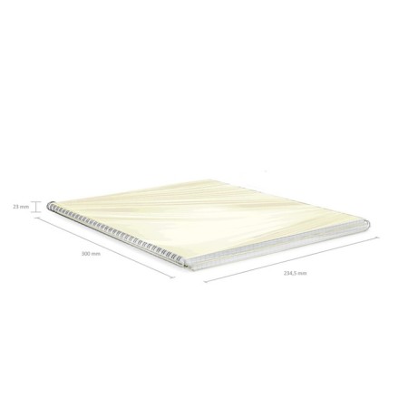A4 notebook, 80 sheets in a cage on the crest Erichkrause Pastel, plastic cover, OFSET block, whiteness 100%, mix-2