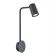 Wall lamp Mantra Sal, GU10, 1x10W, 166x100x383 mm, matte black color