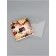 Cookie box, confectionery packaging, "shine", 18 x 18 x 3 cm