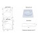 Sink My Space Mia 60 5226600, above the washing machine, with brackets, siphon, white