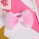 Hair gum "Alyonushka" cell, 6.5 cm, pink-white