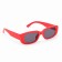 Sunglasses "OneSun", UV 400, pipe 14 cm, width 14.5 cm, lens 4 x 6.5 cm, red