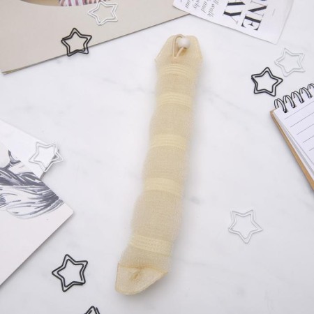 A roller with a mount and an elastic band for creating a bundle 5x22.5 cm, beige-1