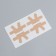 Set of stickers for correcting ingrown nails, 16 pcs, beige color
